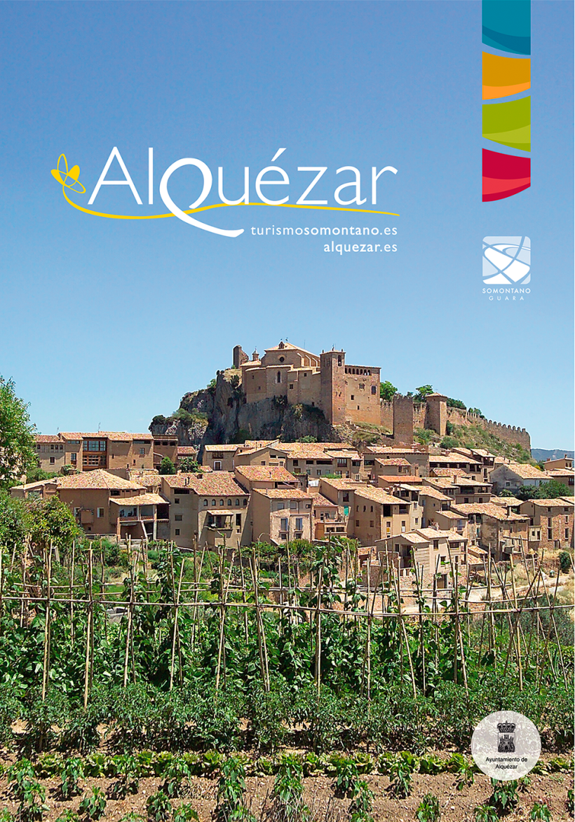 Mapa turístico de Alquézar / Huesca -1