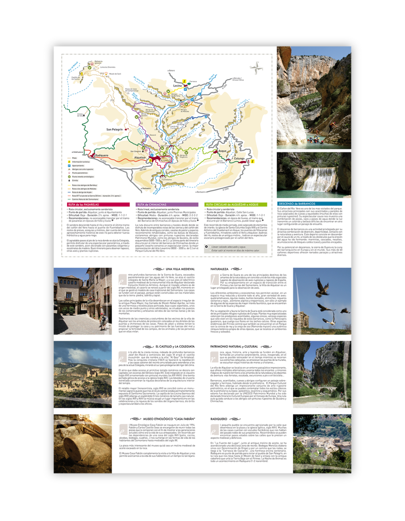 Mapa turístico de Alquézar / Huesca 0