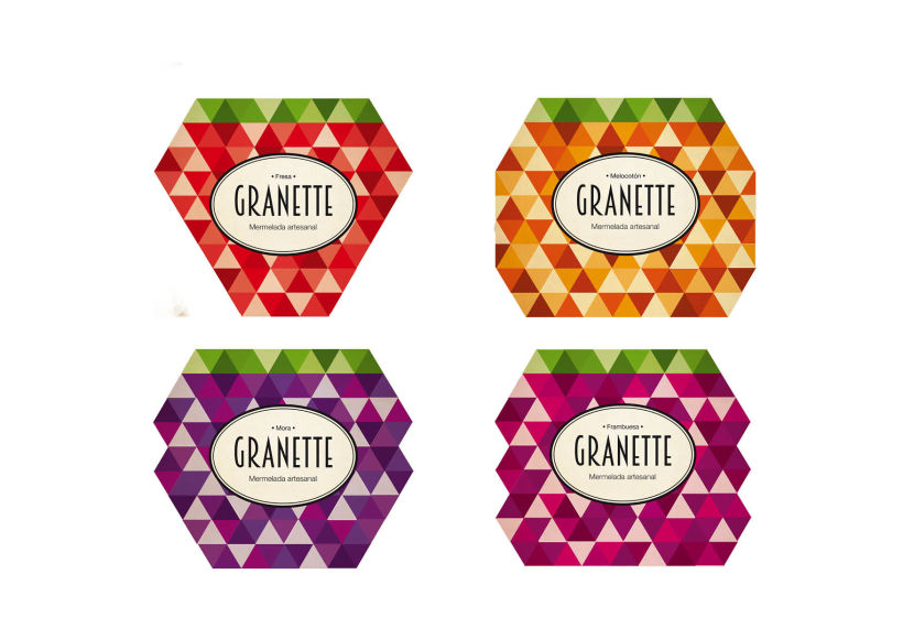 Diseño etiqueta mermeladas Granette 1
