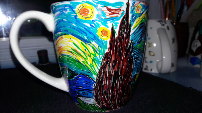 Pintura de mugs, loza, cristalería en general  1
