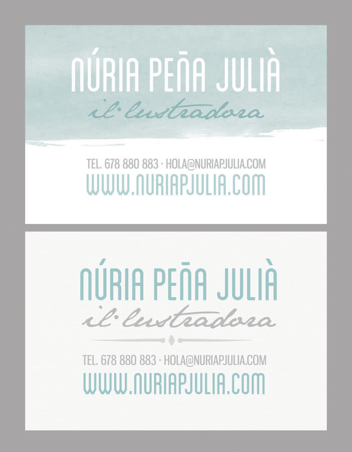 Núria Peña Julià :: Diseño y maquetación web + tarjetas de visita 3