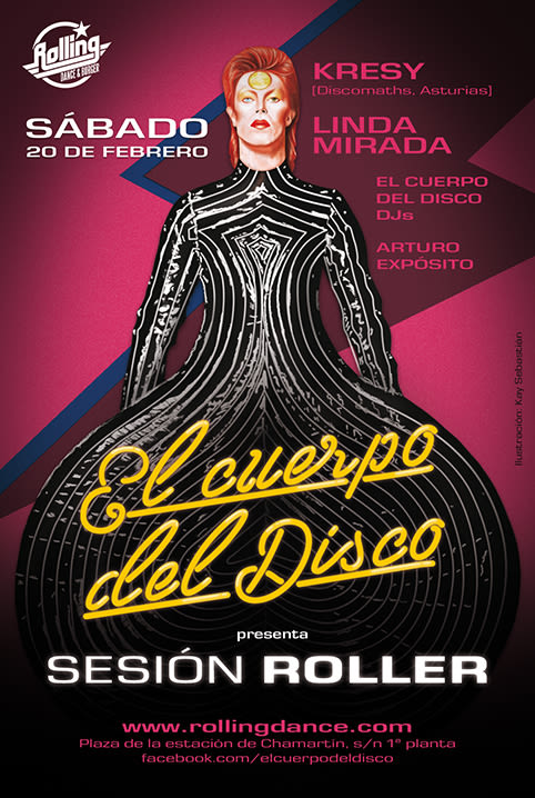 Diseño Sesión Roller de El Cuerpo del Disco. Febrero 1
