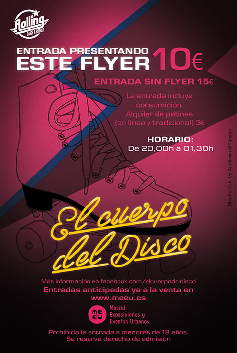 Diseño Sesión Roller de El Cuerpo del Disco. Febrero 2