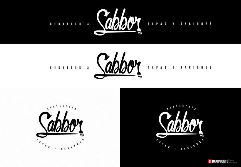 Marca "Sabbor" bar, cervecería de tapas y raciones. 1