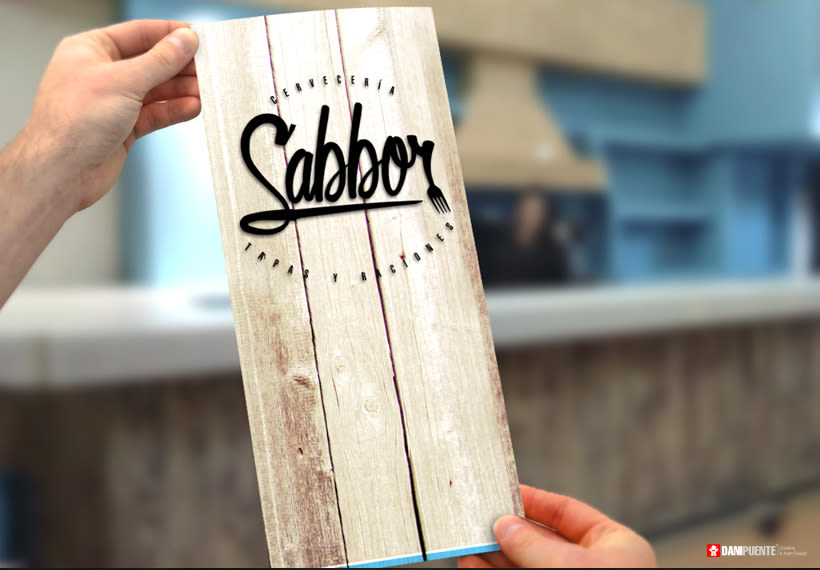 Marca "Sabbor" bar, cervecería de tapas y raciones. 5