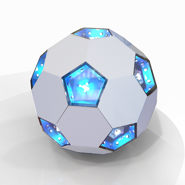Futbol - lampara solar  -1