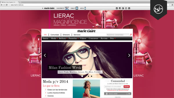 Lierac Paris wallpaper - Marie Claire  0
