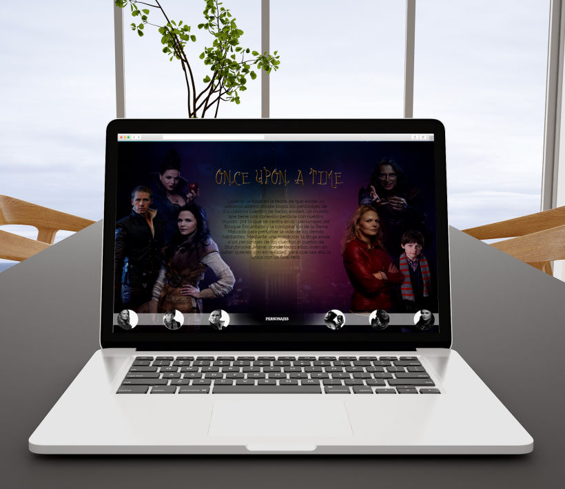 Diseño Web "Once Upon a Time" 1