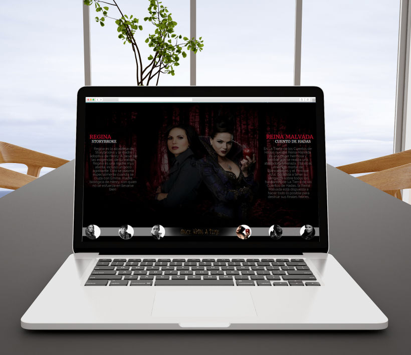 Diseño Web "Once Upon a Time" 2