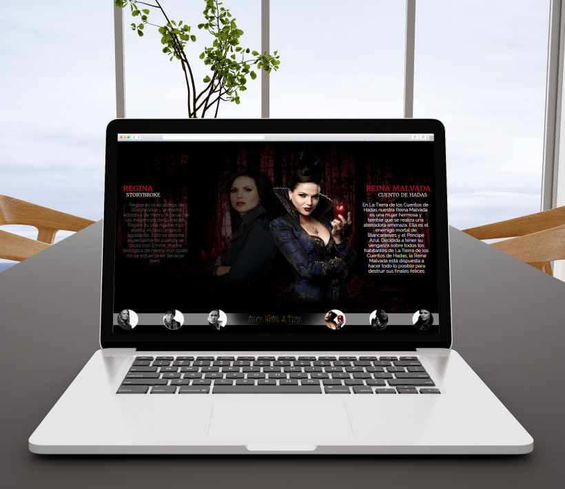 Diseño Web "Once Upon a Time" 3