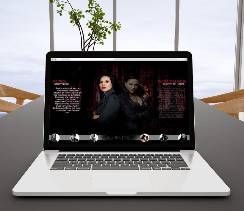 Diseño Web "Once Upon a Time" 4
