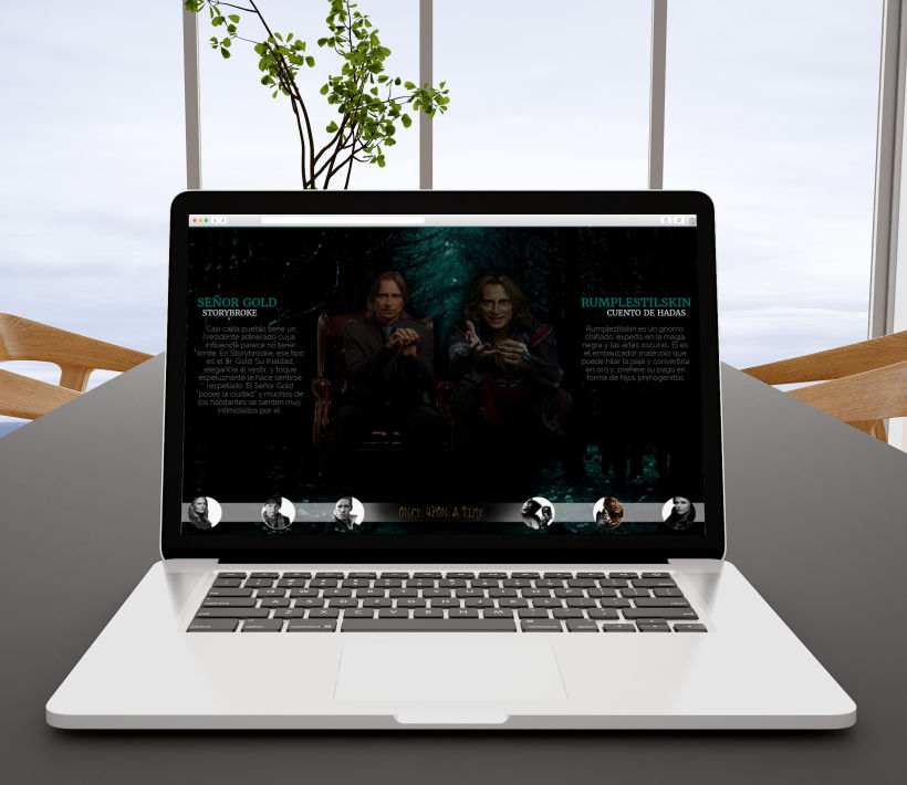 Diseño Web "Once Upon a Time" 5