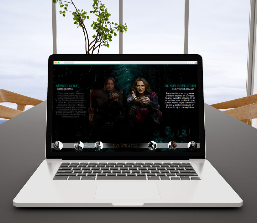 Diseño Web "Once Upon a Time" 6