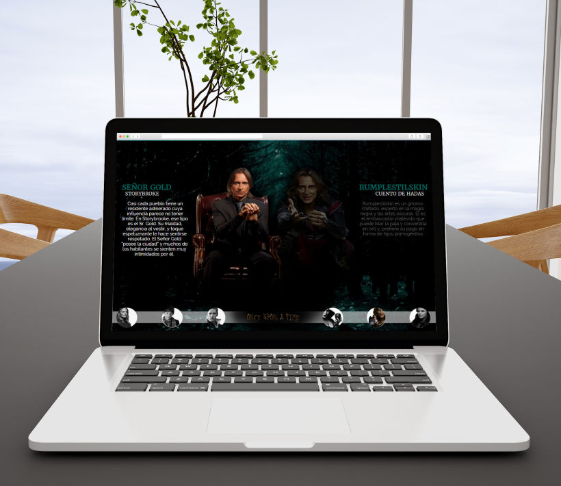 Diseño Web "Once Upon a Time" 7