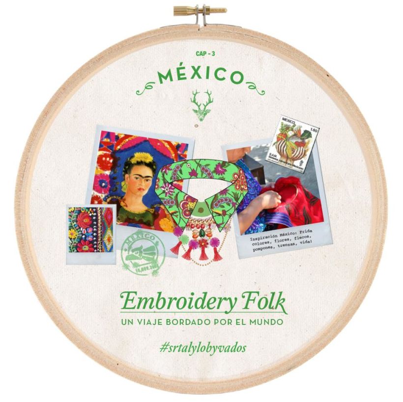 "Embroidery Folk" Un viaje bordado por el mundo. 7