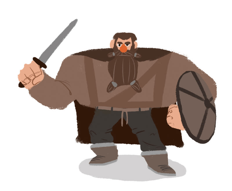 Diseño personajes "Vikingo" 4