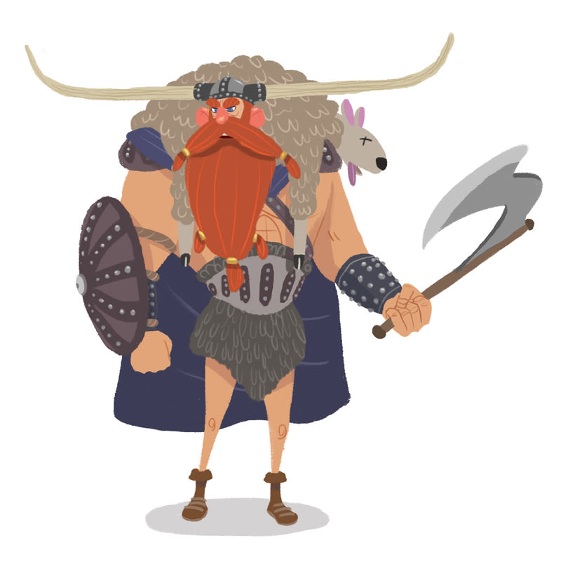Diseño personajes "Vikingo" 6