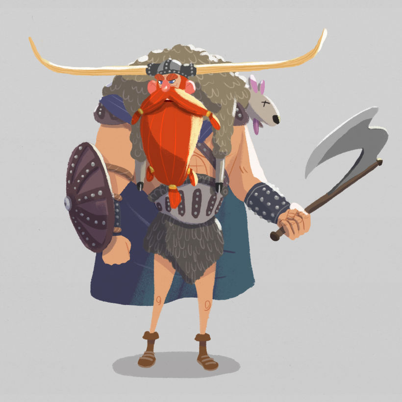 Diseño personajes "Vikingo" 1