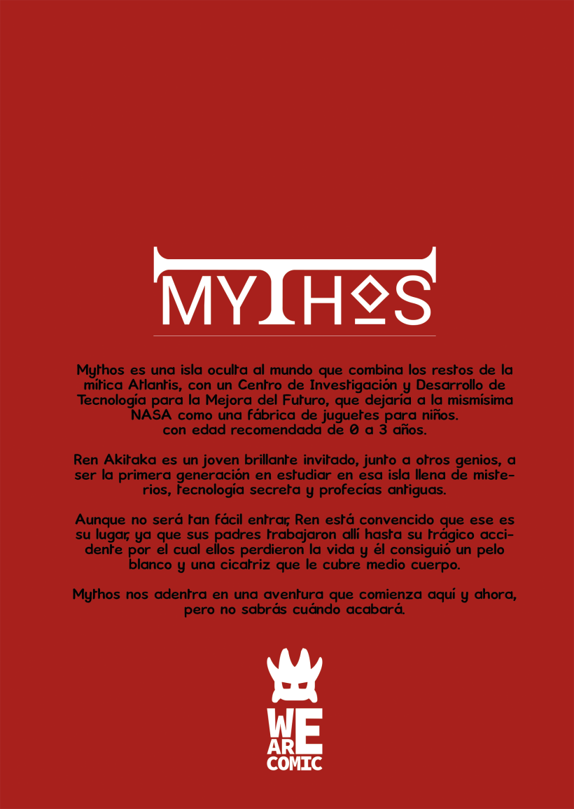Mythos un cómic de We Are Comic 1