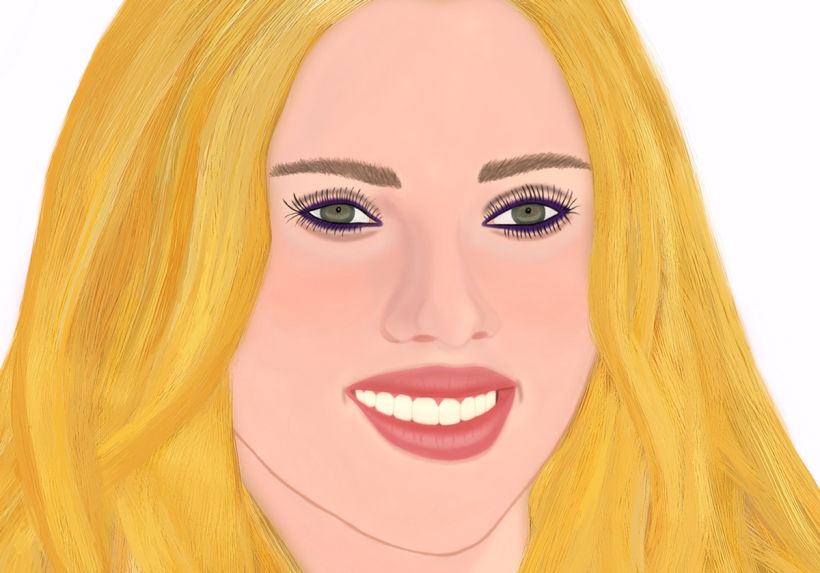 Scarlett Johansson pintura digital 1