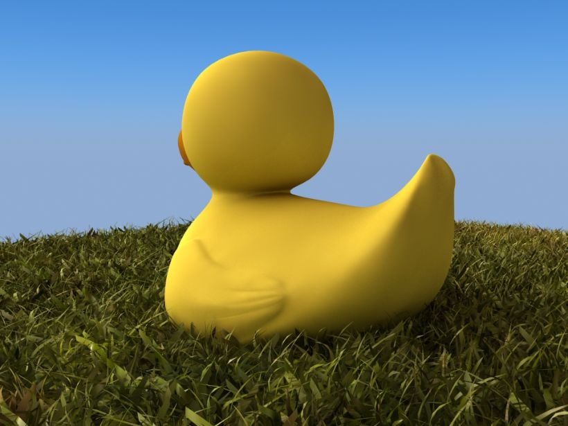 Pato de goma 3D 2