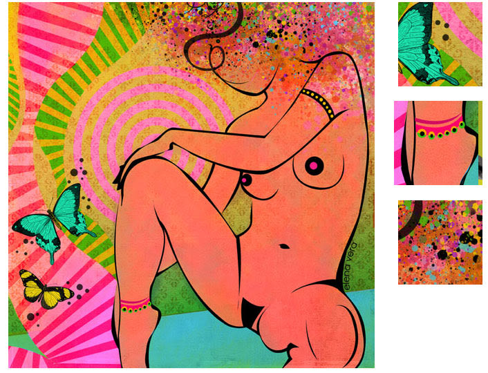 serie: 'desnudas' · ilustración digital 2