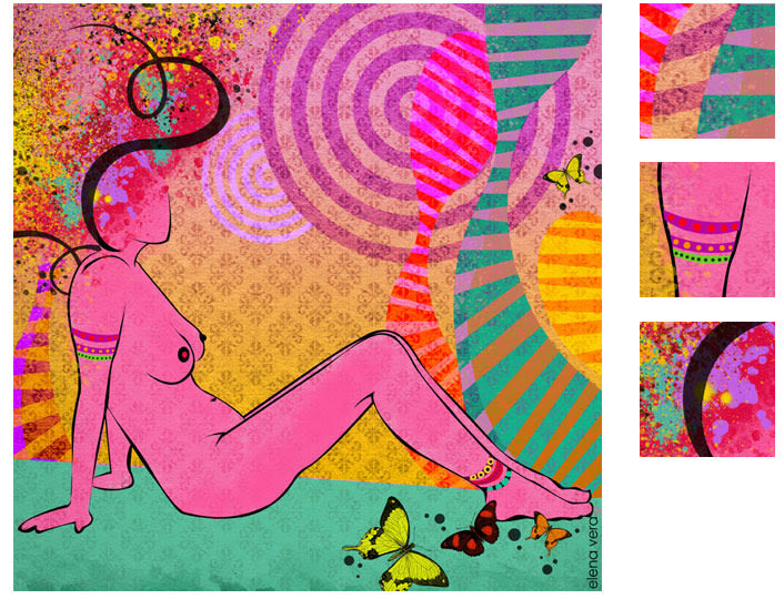 serie: 'desnudas' · ilustración digital 4
