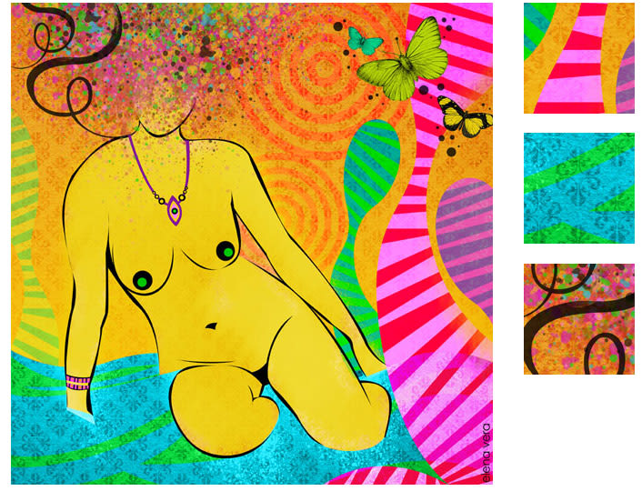 serie: 'desnudas' · ilustración digital 6