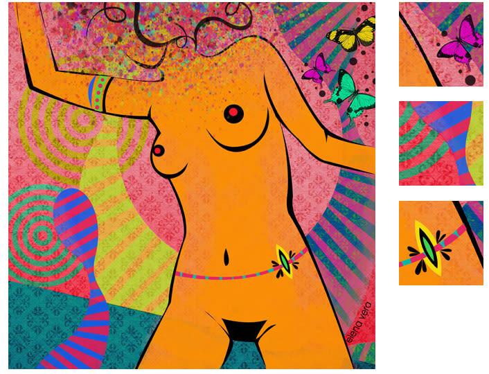 serie: 'desnudas' · ilustración digital 5