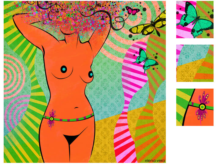 serie: 'desnudas' · ilustración digital 9