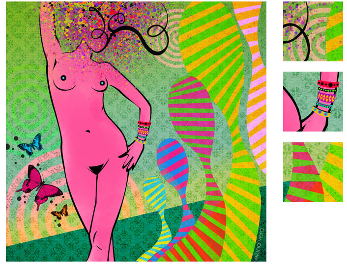 serie: 'desnudas' · ilustración digital 10