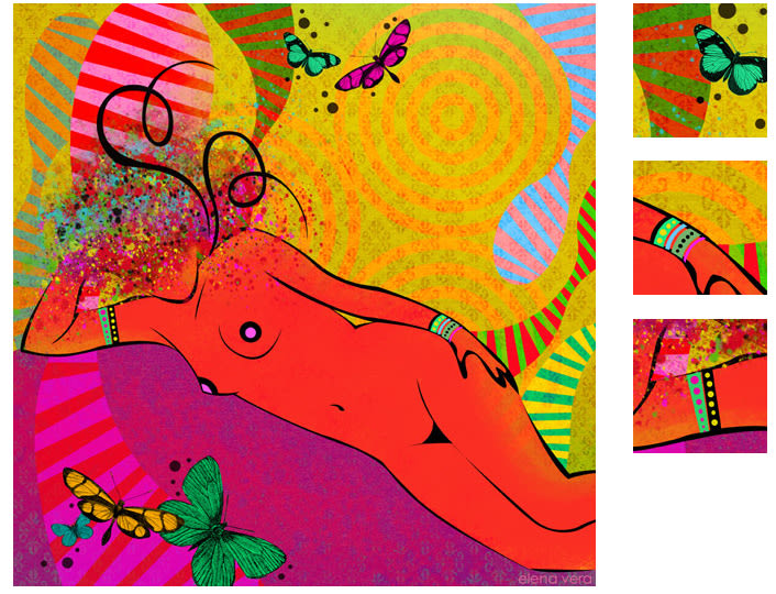 serie: 'desnudas' · ilustración digital 12