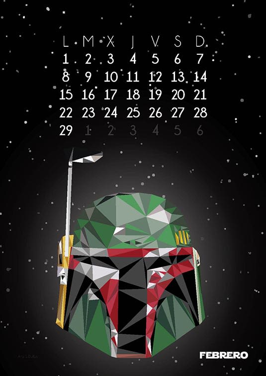 Calendario Star Wars 2016 3
