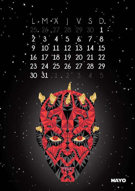 Calendario Star Wars 2016 6