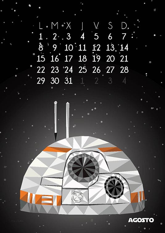 Calendario Star Wars 2016 9