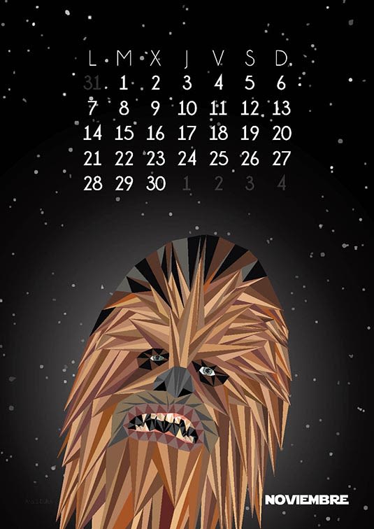 Calendario Star Wars 2016 12