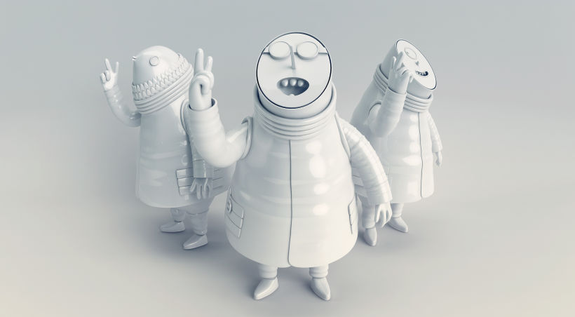 Mi Proyecto del curso: Diseño de personajes en Cinema 4D: del boceto a la impresión 3D 4