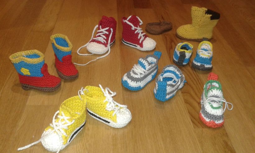 baby boots crochet 0