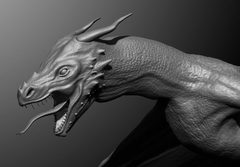 Dragón 3D - Zbrush 1