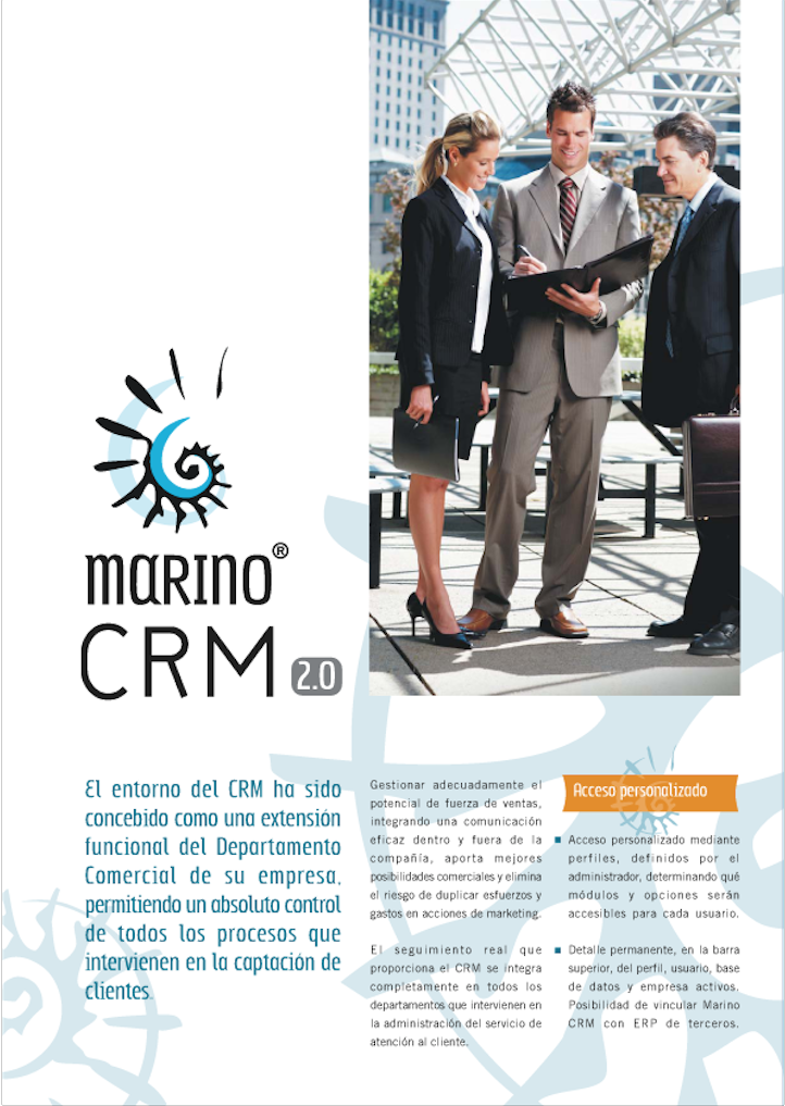 Catálogo software Marino CRM. 0