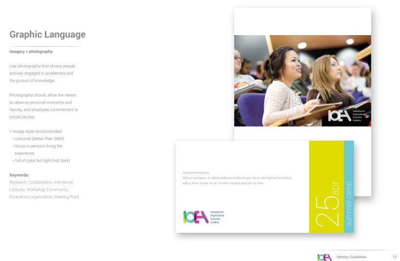 Branding IOEA (guidelines, website, email mk, stationery and editorial design) 4
