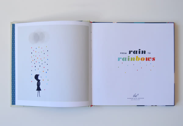 Publicación de estampados en el libro From rain to rainbows 1