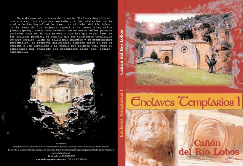 Carátula DVD Enclaves Templarios -1