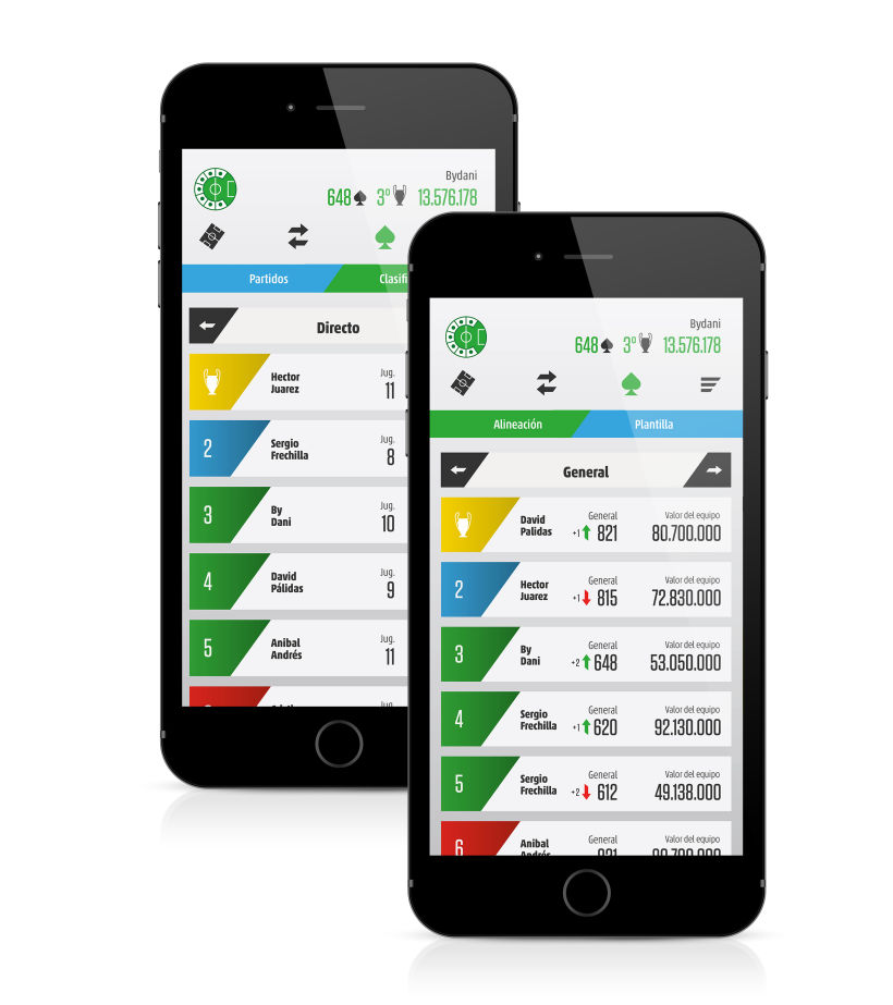 Comunio app- Redesign concept 4