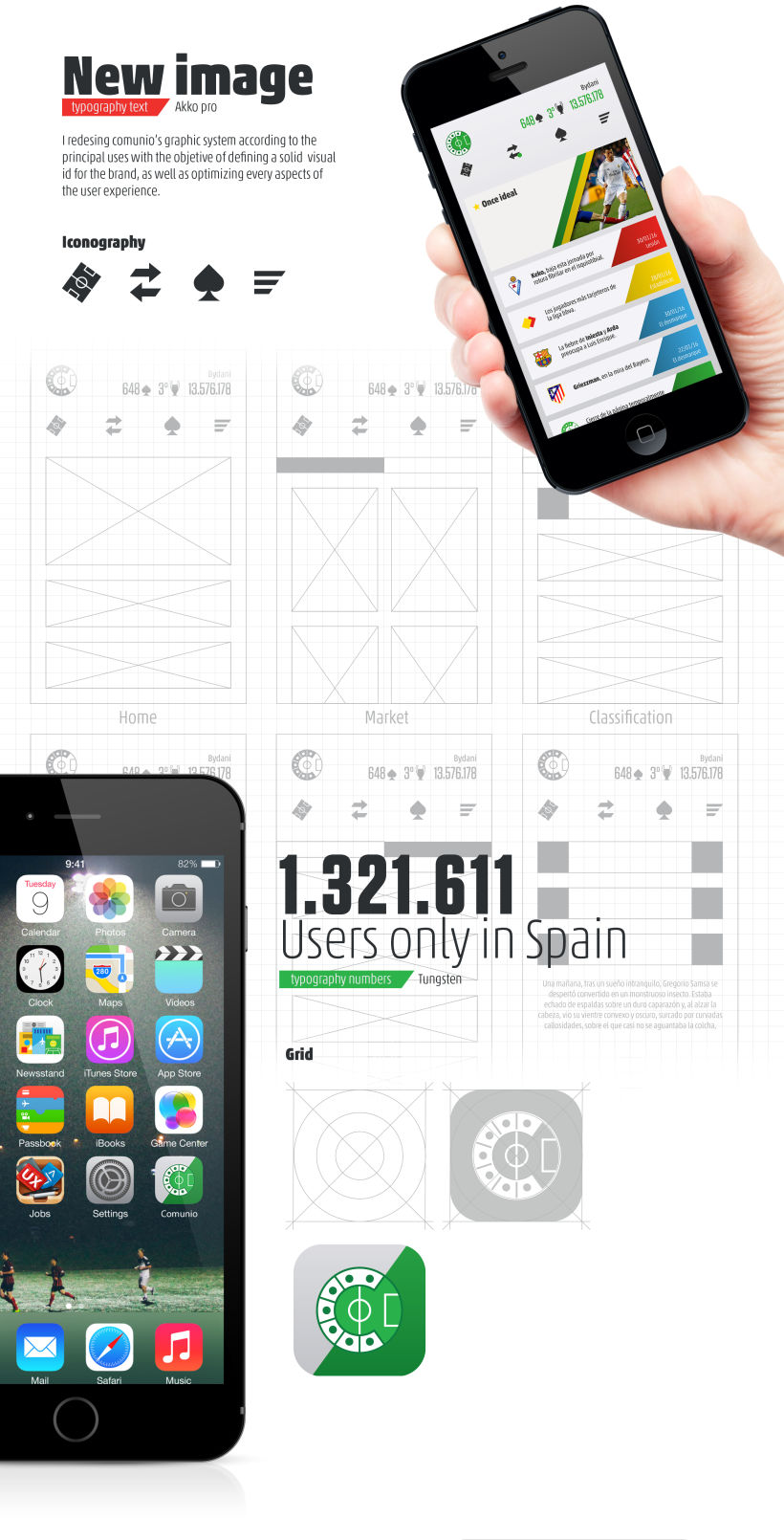 Comunio app- Redesign concept 1