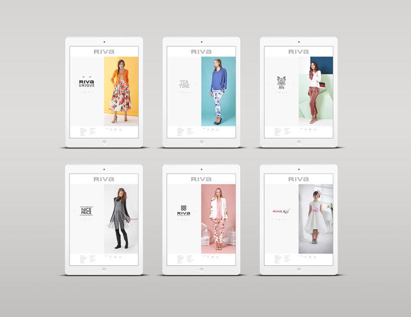Riva Fashion Website Design 3