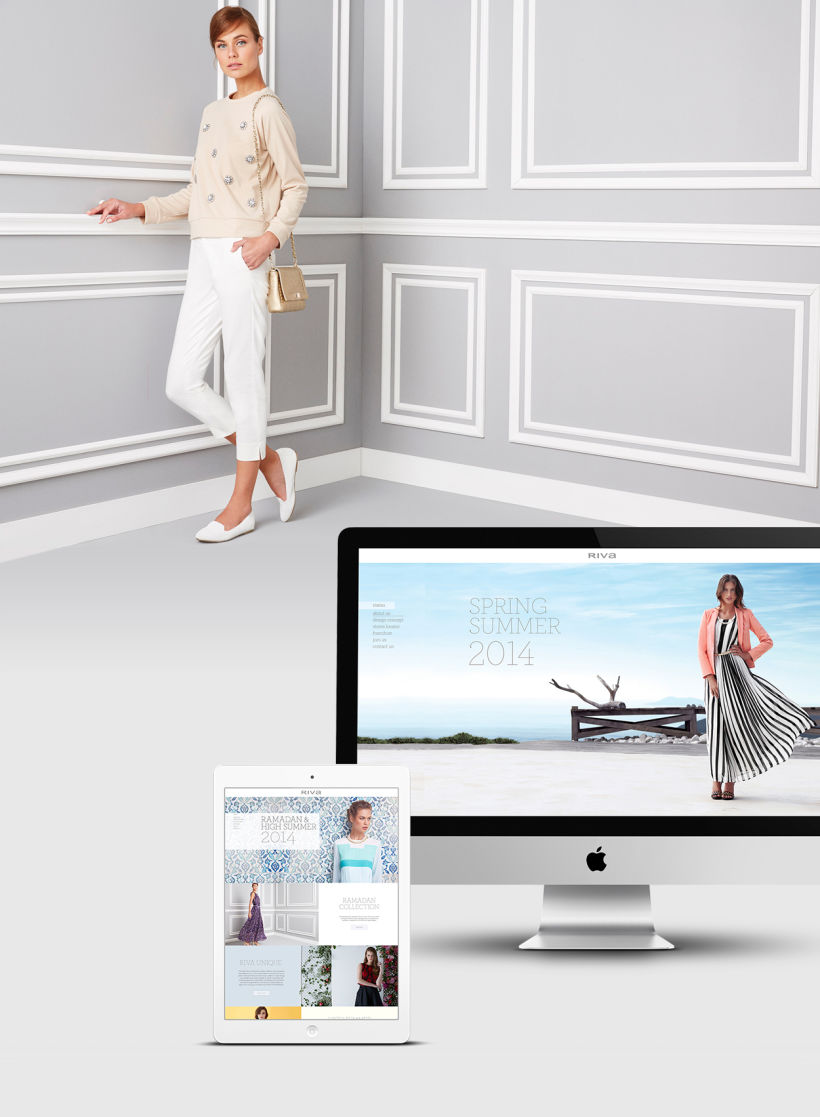 Riva Fashion Website Design 0