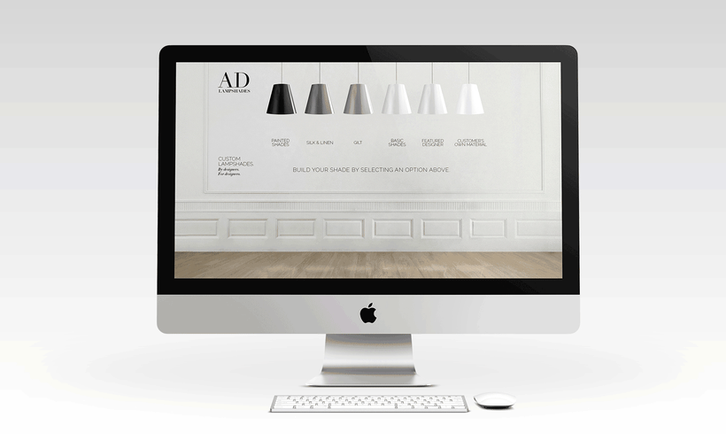 ADL Lampshades Homepage Design -1