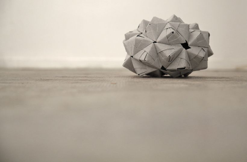  The creative process Cartoncita when generating pieces of origami.  5