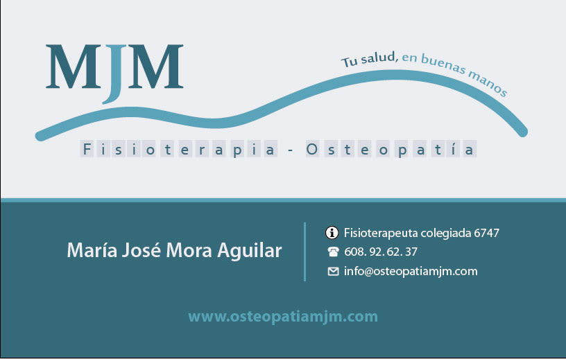 Diseño gráfico y diseño web para Osteopatía MJM 2